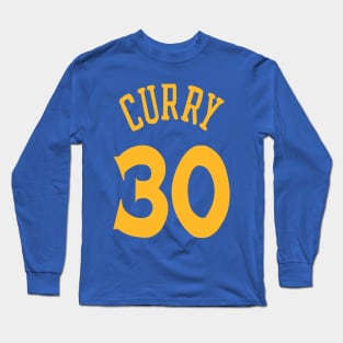 Steph Curry Jersey Long Sleeve T-Shirt